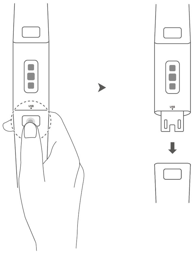 HUAWEI Band 4 - Recharger votre bracelet - 1