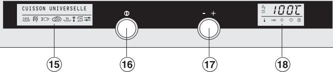 MIELE DG 2350 - Bandeau de commande - 1