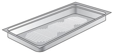 MIELE DG 2350 - plats inox, perforés (volume utile 0,9 l) - 1