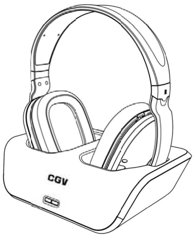 CGV HEL10 BK - Casque Hi-Fi Sans Fil - 1