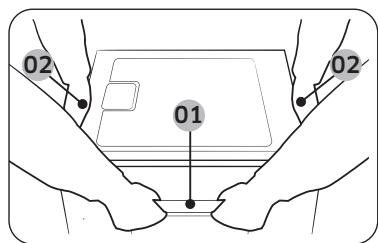 SAMSUNG NQ5B4553FBS - Mounting the oven - 5