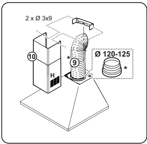 FAURE FHC 60131 - Installation de la hotte - 4