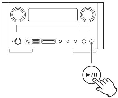 TEAC CR-H238IS - Pour arrêté provisoirement la lecture (mode de pause) - 1