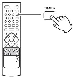 TEAC CR-H238IS - Pourmettre la minuterie en service - 1