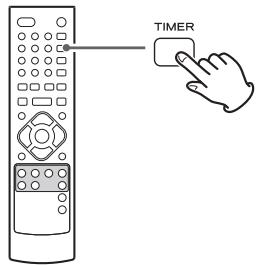 TEAC CR-H238IS - Pourmettre la minuterie hors service - 1