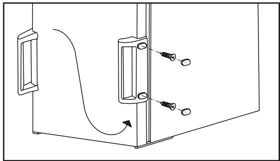 FAURE FCV057W - Pour changer le sens d'ouverture de porte - 3