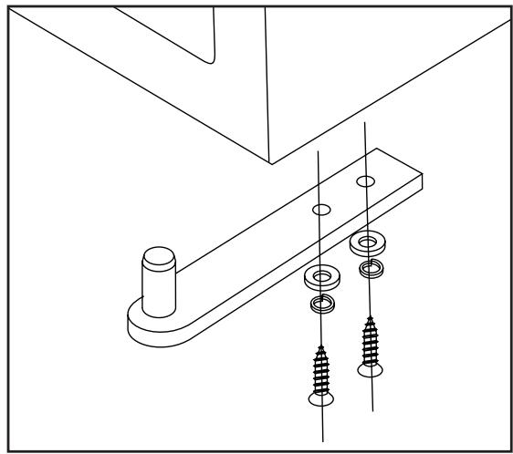 FAURE FCV057W - Pour changer le sens d'ouverture de porte - 2