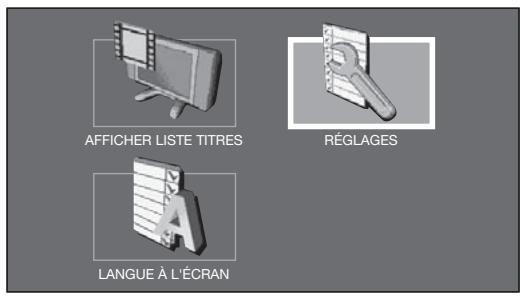 SHARP BDHP-20S - Opération de base pour les RÉGLAGES DE LECTURE - 1