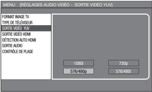 SHARP BDHP-20S - SORTIE VIDEO YUV - 3