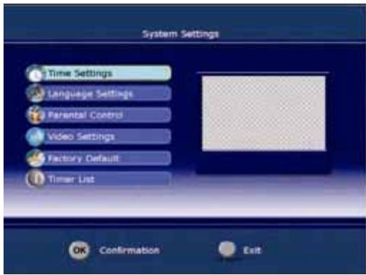 TOKA LTL 1900 - Réglages Système - 1