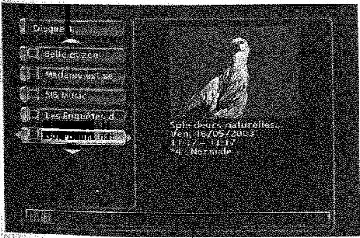 THOMSON DTH8043 - Lecture d'un titre et accès au menu des titres - 1