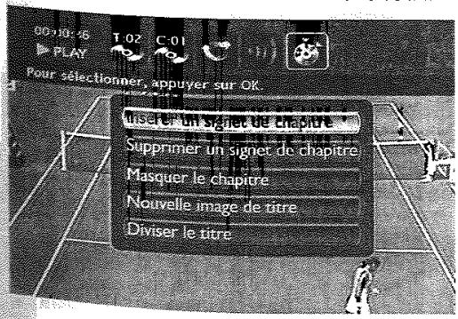THOMSON DTH8043 - Accès au menu d'édition - 1