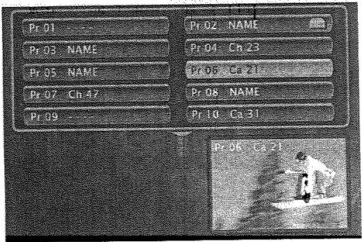 THOMSON DTH8043 - Classement des chaînes - 2
