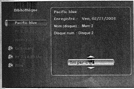 THOMSON DTH8043 - Recherche d'un titre par défilement - 2
