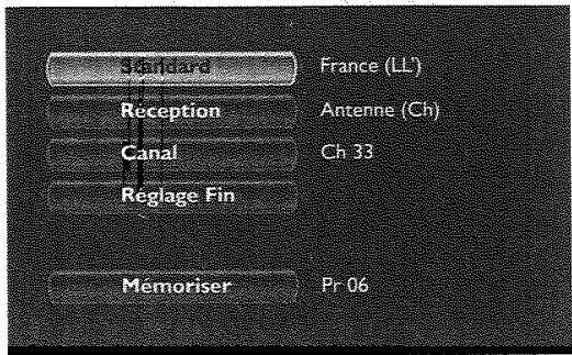 THOMSON DTH8043 - Ajouter une chaîne - 1
