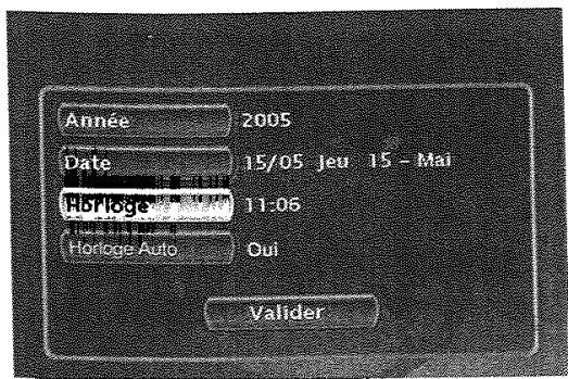 THOMSON DTH8043 - Mise à l'heure - 1