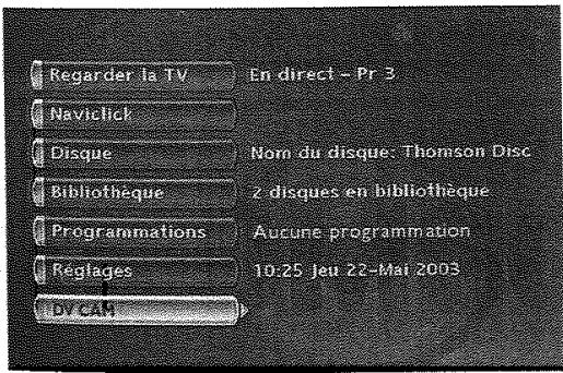 THOMSON DTH8043 - DTH 8045 - Enregistrement à partir d'un caméscope numérique - 2