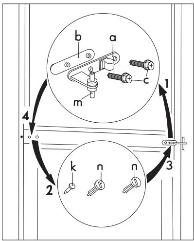ELECTROLUX ARB 29301 X - INVERSION DU SENS D'OUVERTURE DE LA PORTE - 3