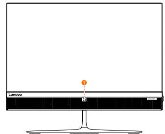 LENOVO 510-22iSH - Vue frontale de l'ordinateur - 1