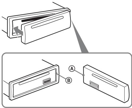 SONY CDXGT250MP.EUR - Installation de la façade - 1