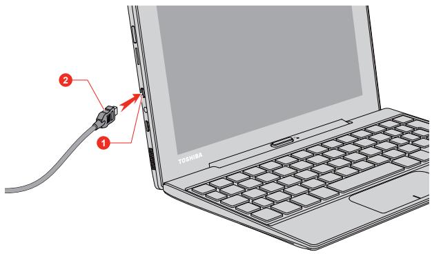 TOSHIBA SATELLITE MINI CLICK - Port HDMI - 2
