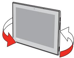 TOSHIBA SATELLITE MINI CLICK - Illustration 4-3 Etalonnage de la boussole numérique - 2