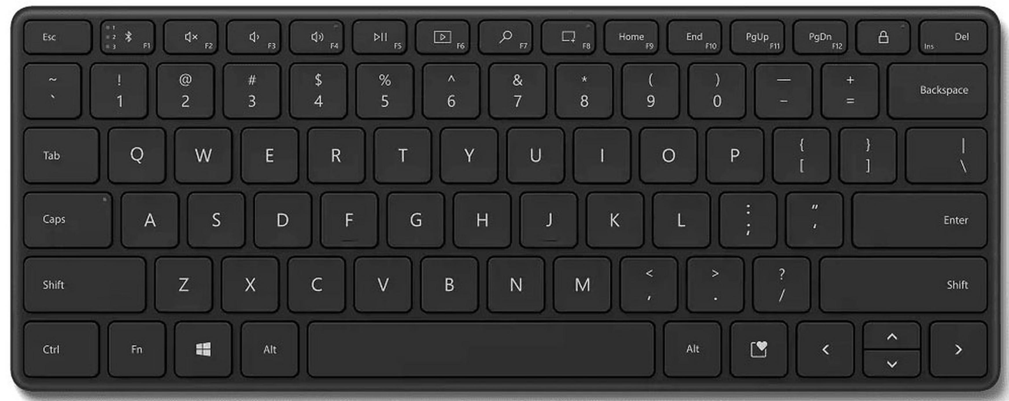 MICROSOFT ClavierCompactKeybrdBlck - 1