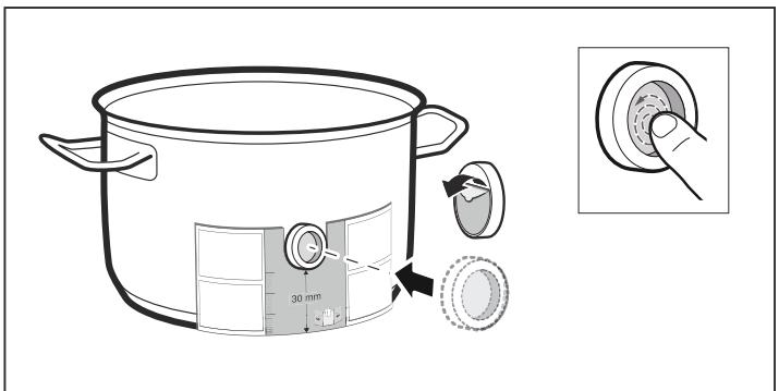 GAGGENAU Ci 292 100 - Collage du patch en silicone - 1