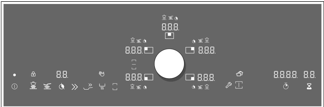 GAGGENAU Ci 292 100 - Détction automatique en cas de foyers à deux ou trois zones - 1