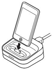 YAMAHA YDS-12 - ■ Connexion de l'iPod - 1