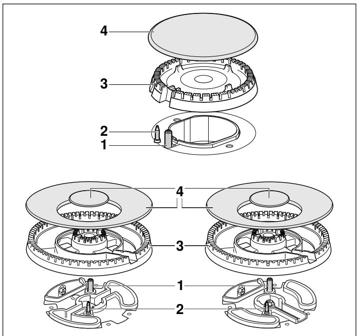 NEFF T29DA69N0 - Éléments de commande et brûleurs - 8