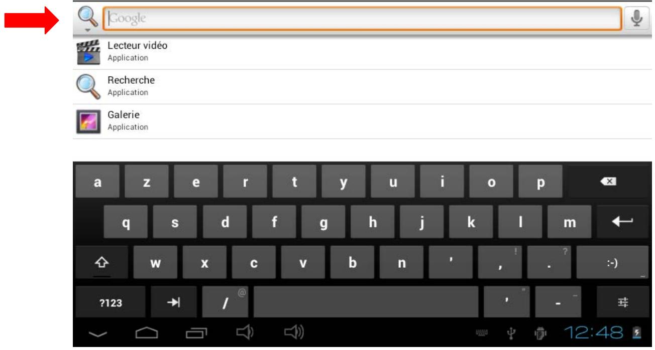 LEXIBOOK MFC270FRY - - Faire apparaitre le clavier - 1