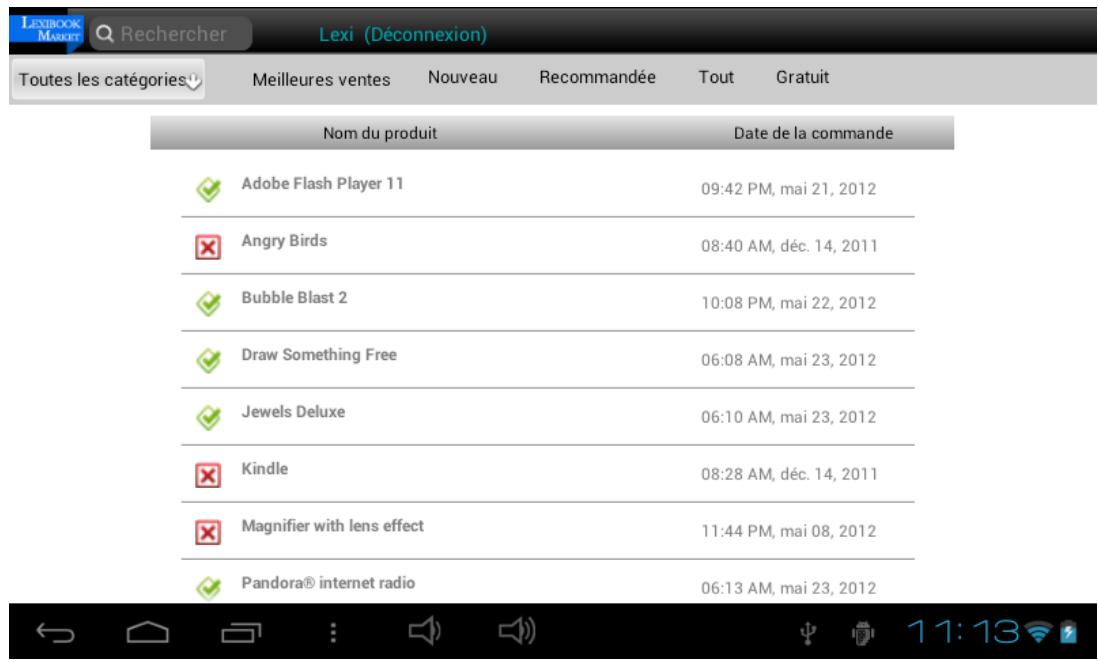 LEXIBOOK MFC270FRY - - Retrouver les applications achetées - 3