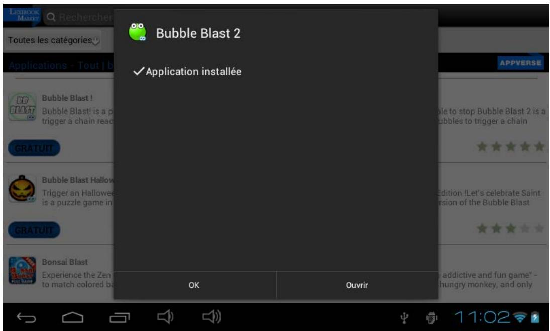 LEXIBOOK MFC270FRY - - Installer une application sur la tablette - 3