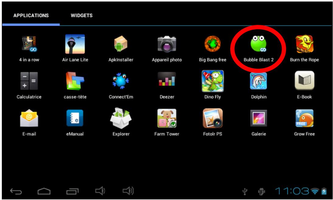 LEXIBOOK MFC270FRY - - Installer une application sur la tablette - 4