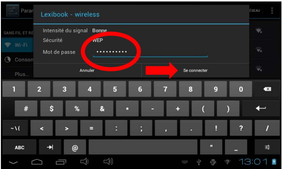LEXIBOOK MFC270FRY - Activier la fonction Wi-Fi de la tablette - 4
