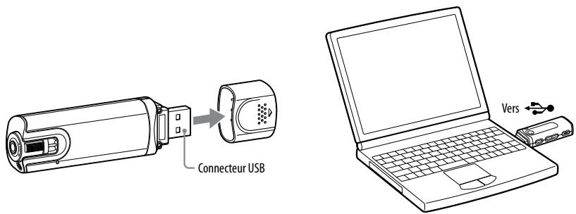 SONY NWD-B103/B105/B103F/B105F - Recharge de la batterie - 1