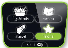 MOULINEX MJOTEURCE85A5 - Menu favoris - 2
