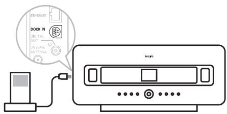 PHILIPS WAS7500 - Connexion de votre ipod (optionnel) - 2