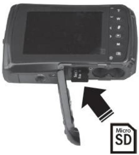 VIVITAR V8426 - Installing the Memory Card - 1