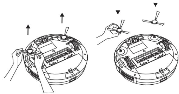 eufy Robovac DARTY - Remplacement des brosses laterales - 1