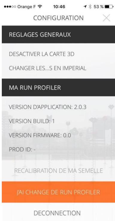 DIGITSOLE RUN PROFIL 39 40 41 - Paramètres de configuration - 2