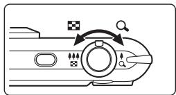 PENTAX OPTIO P70 - Actionnez le levier de zoom vers la droite (Q). - 1
