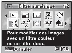 PENTAX OPTIO P70 - Utilisation des filtres numériques - 2