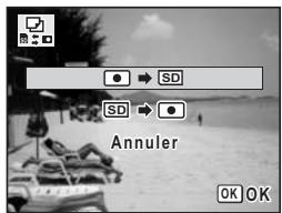 PENTAX OPTIO P70 - Copie de fichiers de la mémoire intégrée vers la carte mémoire SD - 1