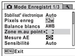 PENTAX OPTIO P70 - Utilisations des menus - 3