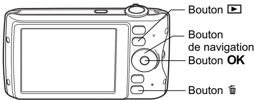 PENTAX OPTIO P70 - Suppression d'une image seule ou d'un fichier son - 2
