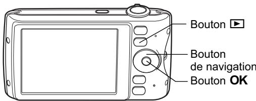 PENTAX OPTIO P70 - Appuyez trois fois sur le bouton MENU. - 2
