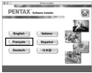 PENTAX OPTIO P70 - Sélectionnez une langue sur l'écran qui apparait. - 1