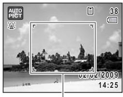 PENTAX OPTIO P70 - Confirmez le sujet et les paramétres de la prise de vue sur l'écran. - 1